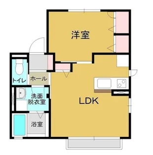 ミラコスタII【1階】の間取り