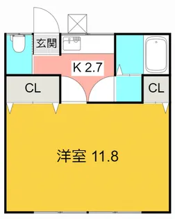 ニュー宝荘【2階】の間取り