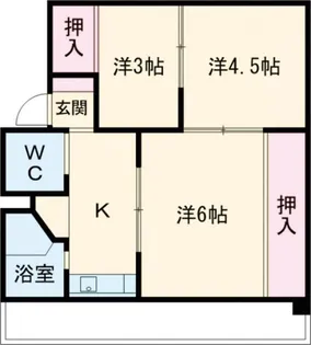 ヴィラナリー木太II1号棟【2階】の間取り