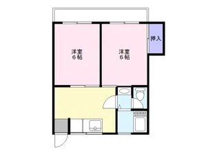 フタバハイツ【1階】の間取り