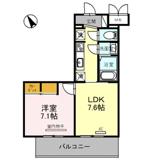 RatioWell(DW)【3階】の間取り