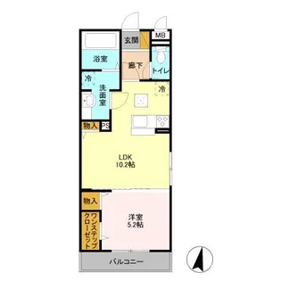 サンボナール【2階】の間取り