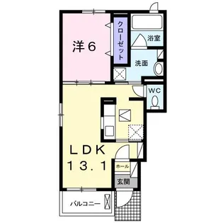 愛知県高浜市田戸町3【アパート】の間取り
