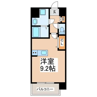 SQUARE三里木駅前【2階】の間取り