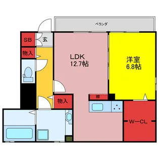 Lembranca【1階】の間取り