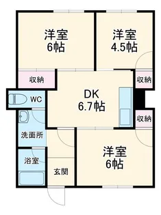 平沼第1ビル【2階】の間取り