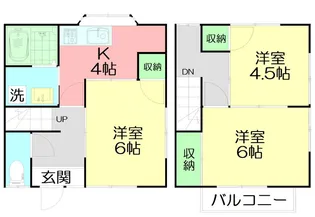 神奈川県小田原市小八幡1【アパート】の間取り