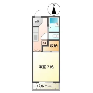 小宮ハイツ【2階】の間取り