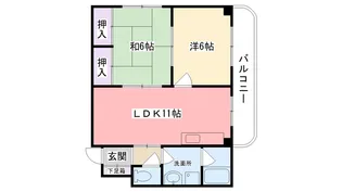 兵庫県西宮市甲子園七番町【マンション】の間取り