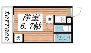 1Kの間取り画像