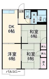 コーポ後藤B【2階】の間取り
