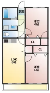 アーバンコートII【2階】の間取り