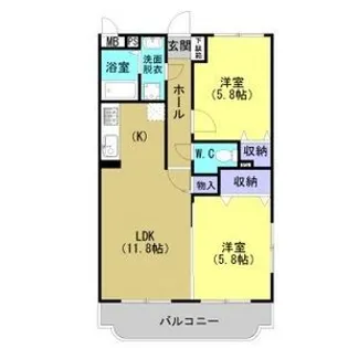 Y&M ル ボア ジョリ【3階】の間取り