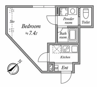 Grandir III【1階】の間取り