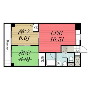 千葉県市原市白金町1【マンション】の間取り