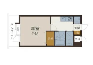 メゾン・ド・プリエール404【4階】の間取り