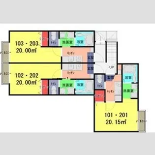 グリアーレ【1階】の間取り