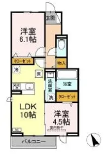 エール【1階】の間取り