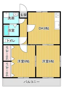 アルファ中曽根【2階】の間取り