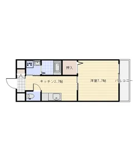 ソラテリエ春木【11階】の間取り