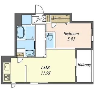 レーヴマニフィック小岩【1階】の間取り