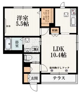 ブラン・ポルテ【1階】の間取り