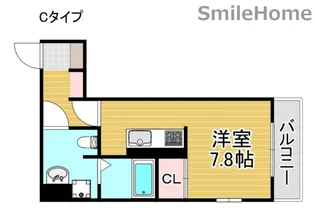セジュールたまで【3階】の間取り