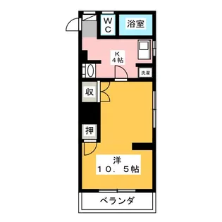 サステナブル庄内通【4階】の間取り