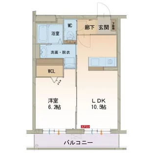 Sunrise Hills【1階】の間取り
