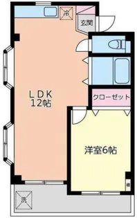 ノイエス三田V【2階】の間取り