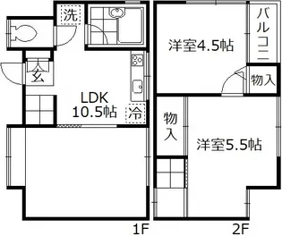 埼玉県和光市白子3【一戸建】の間取り