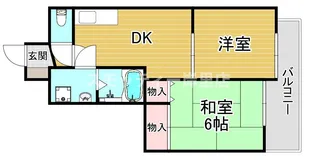 エトワールミサキ【2階】の間取り