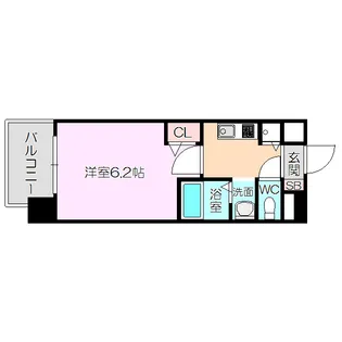 1Kの間取り画像