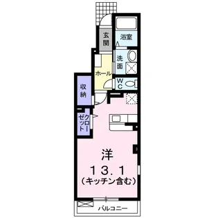 アザレンカ【1階】の間取り
