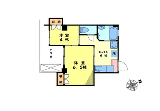 篠田ビル【1階】の間取り