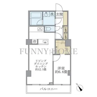 東京都目黒区東山1【マンション】の間取り