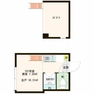 Bloom【1階】の間取り