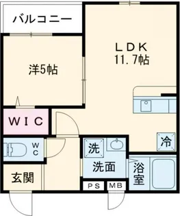 グランメゾンゆずり葉I番館【3階】の間取り