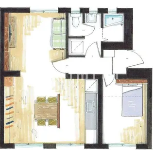 熊本県熊本市中央区出水5【マンション】の間取り