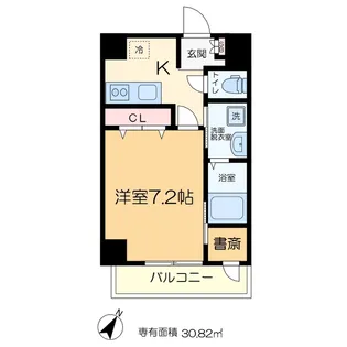 フリーダムファン【1階】の間取り