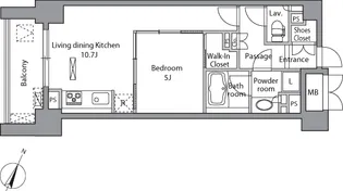 東京都千代田区神田三崎町3【マンション】の間取り
