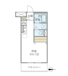 メゾンベール南麻布【3階】の間取り