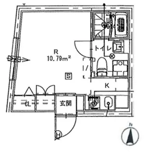 東京都台東区入谷2【マンション】の間取り