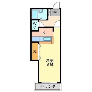 エトワール【1階】の間取り