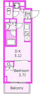 ドゥーエ横濱鶴見【2階】の間取り
