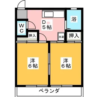 マルモハイツ【1階】の間取り
