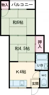 メリーハイツ【1階】の間取り