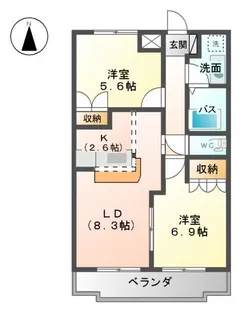 サンクチュアリ III【1階】の間取り