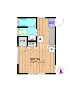 コーポマキ【2階】の間取り