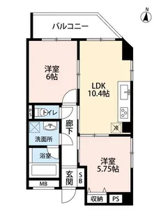 東京都墨田区緑3【マンション】の間取り